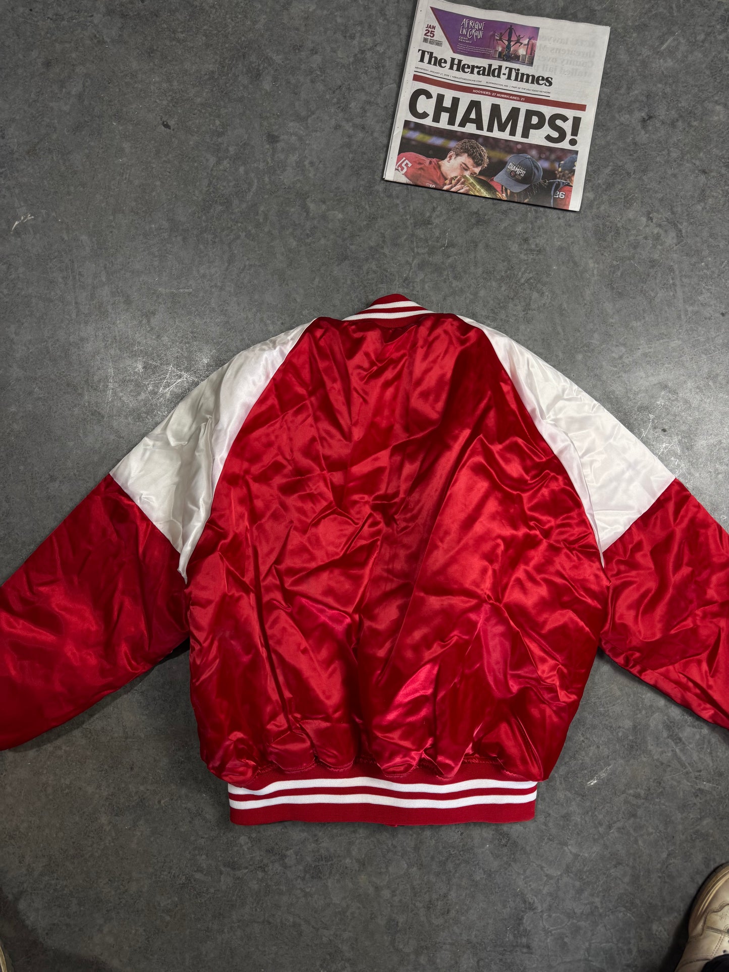 Two Tone Satin Coat Large