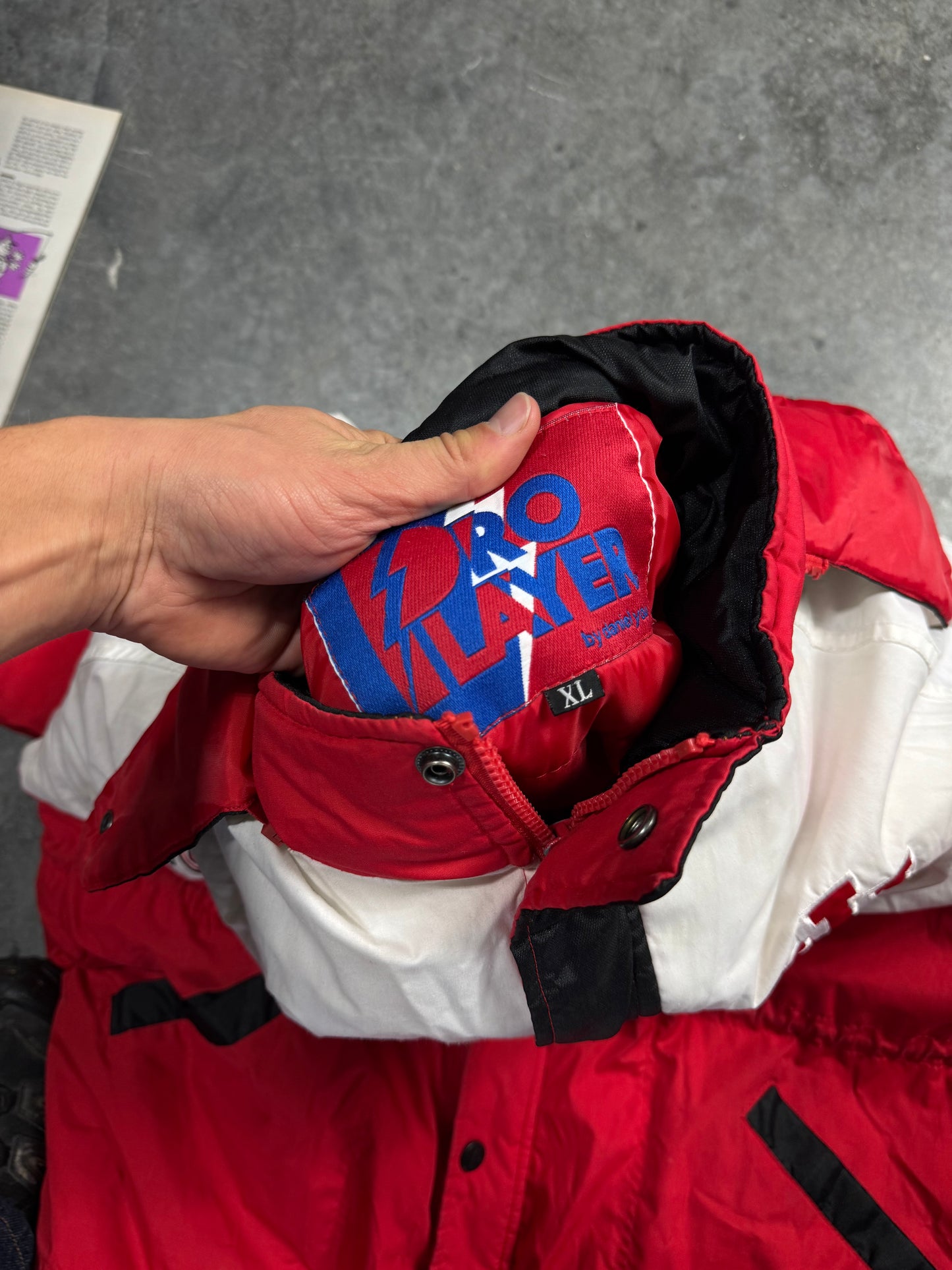 Graffiti Long Coat XL