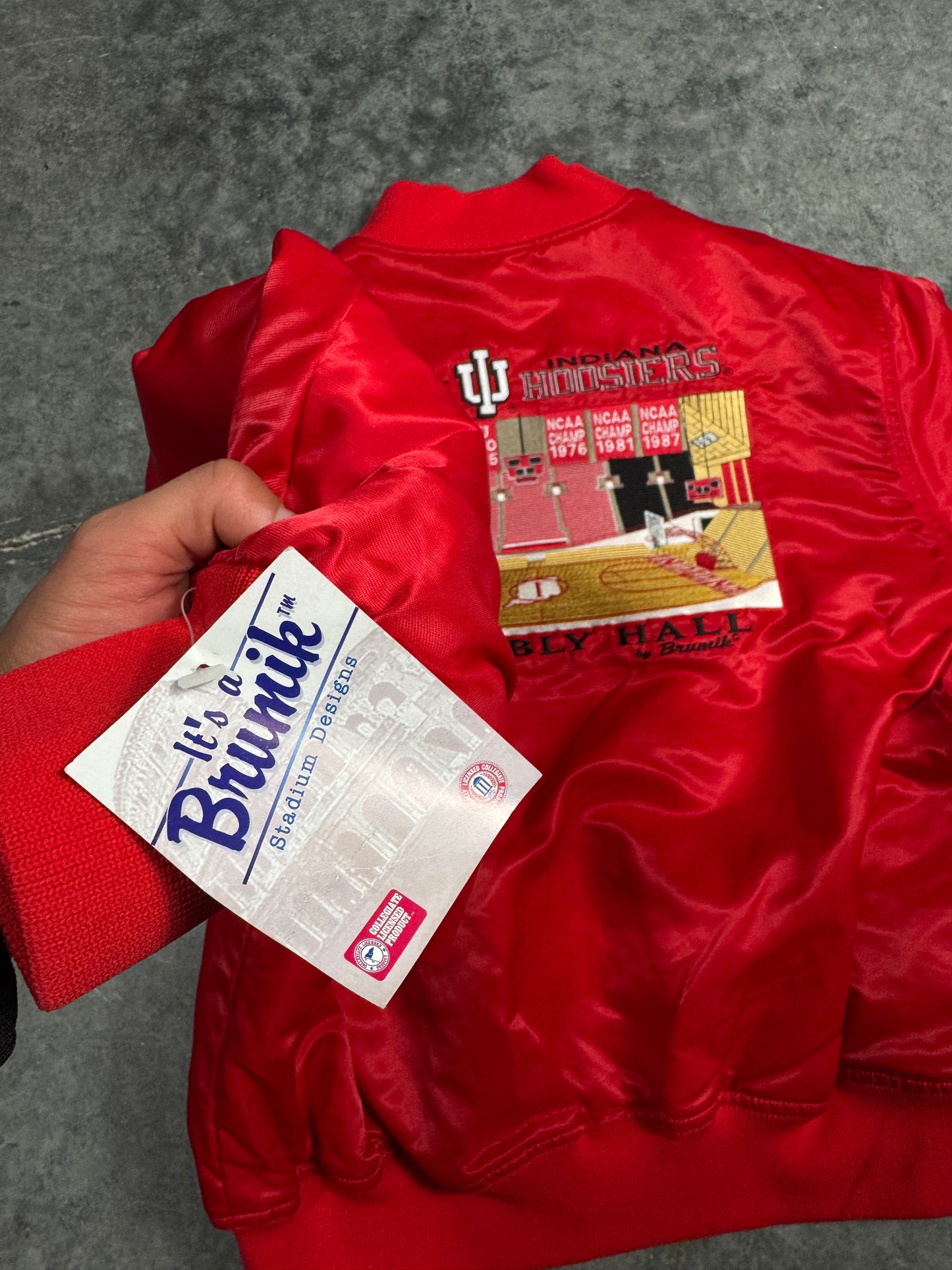 Super Rare Assembly Hall Satin Jacket XL