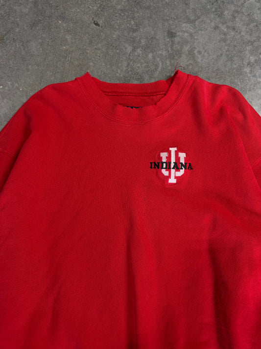 Embroidered Crew L/XL Distressed