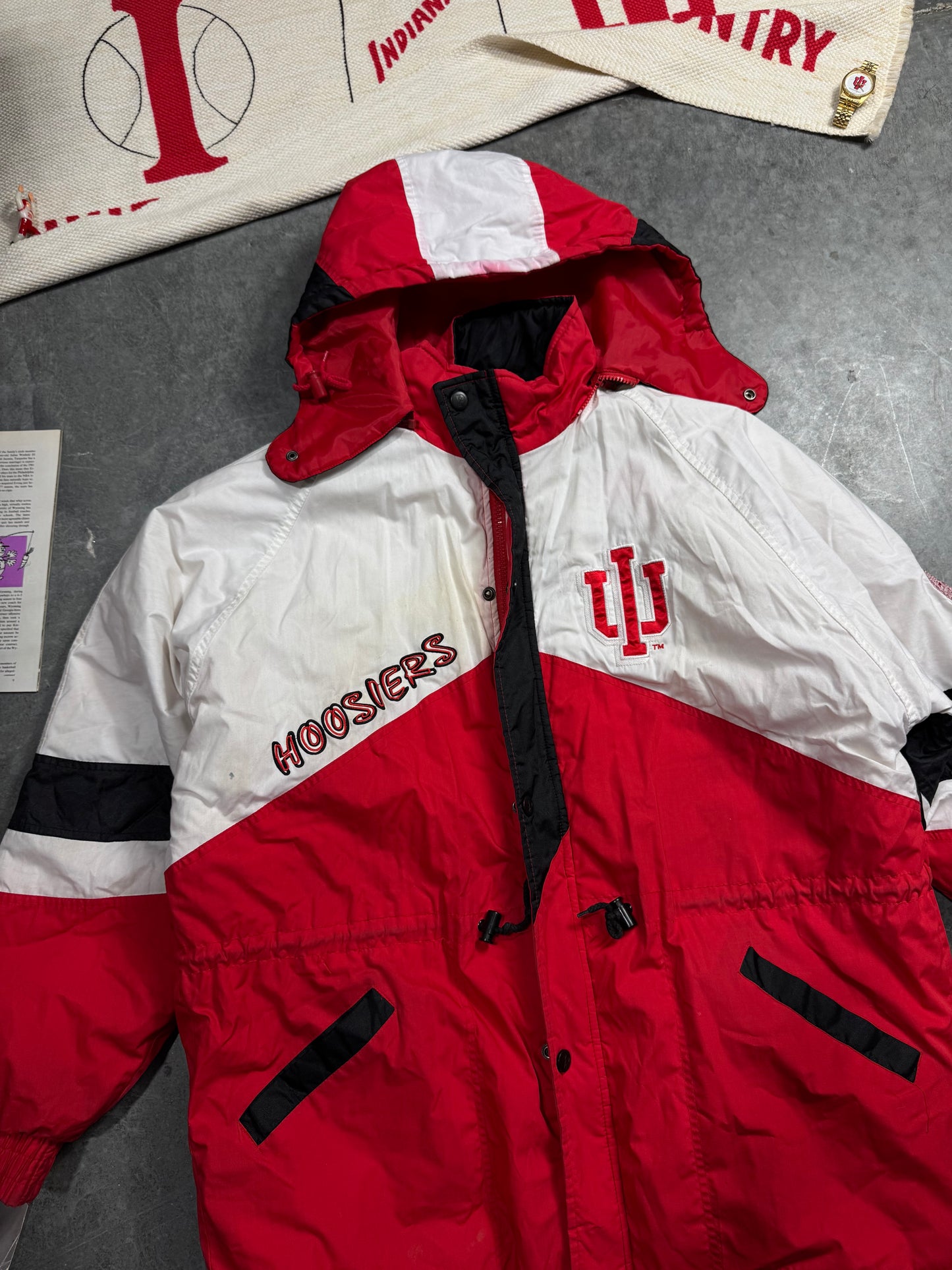 Graffiti Long Coat XL