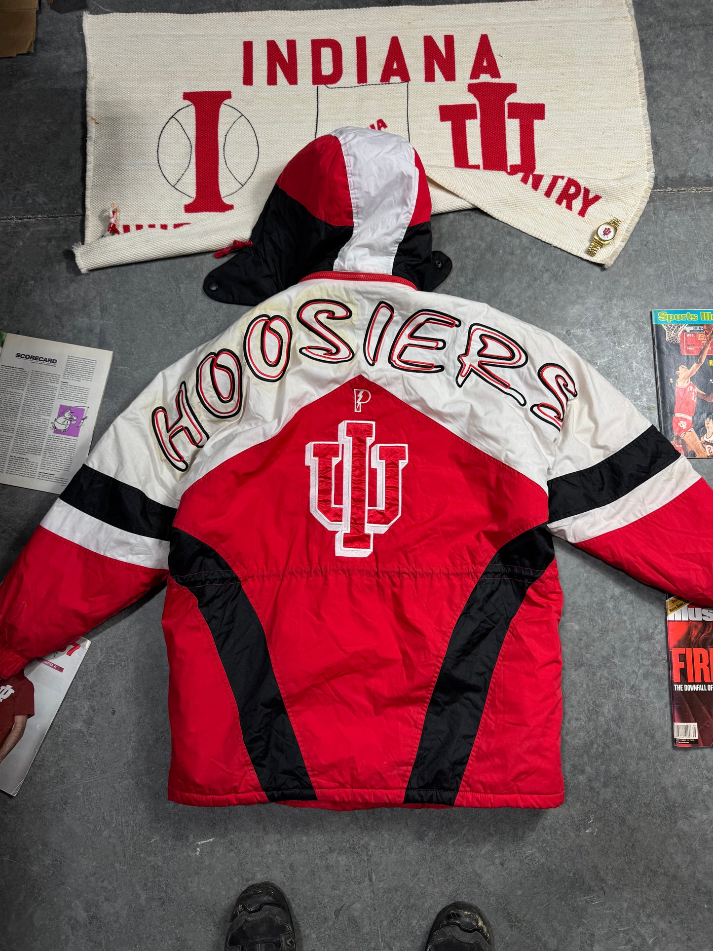 Graffiti Long Coat XL