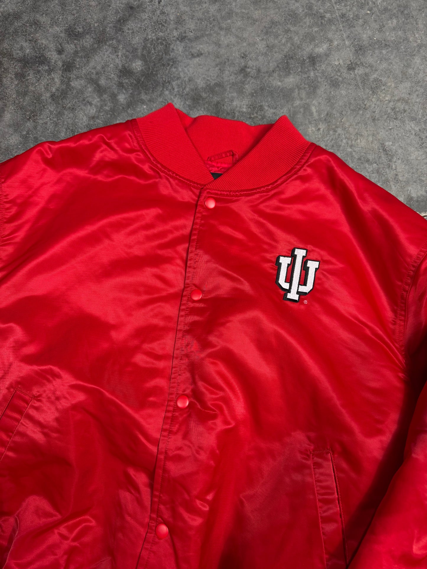 Super Rare Assembly Hall Satin Jacket XL