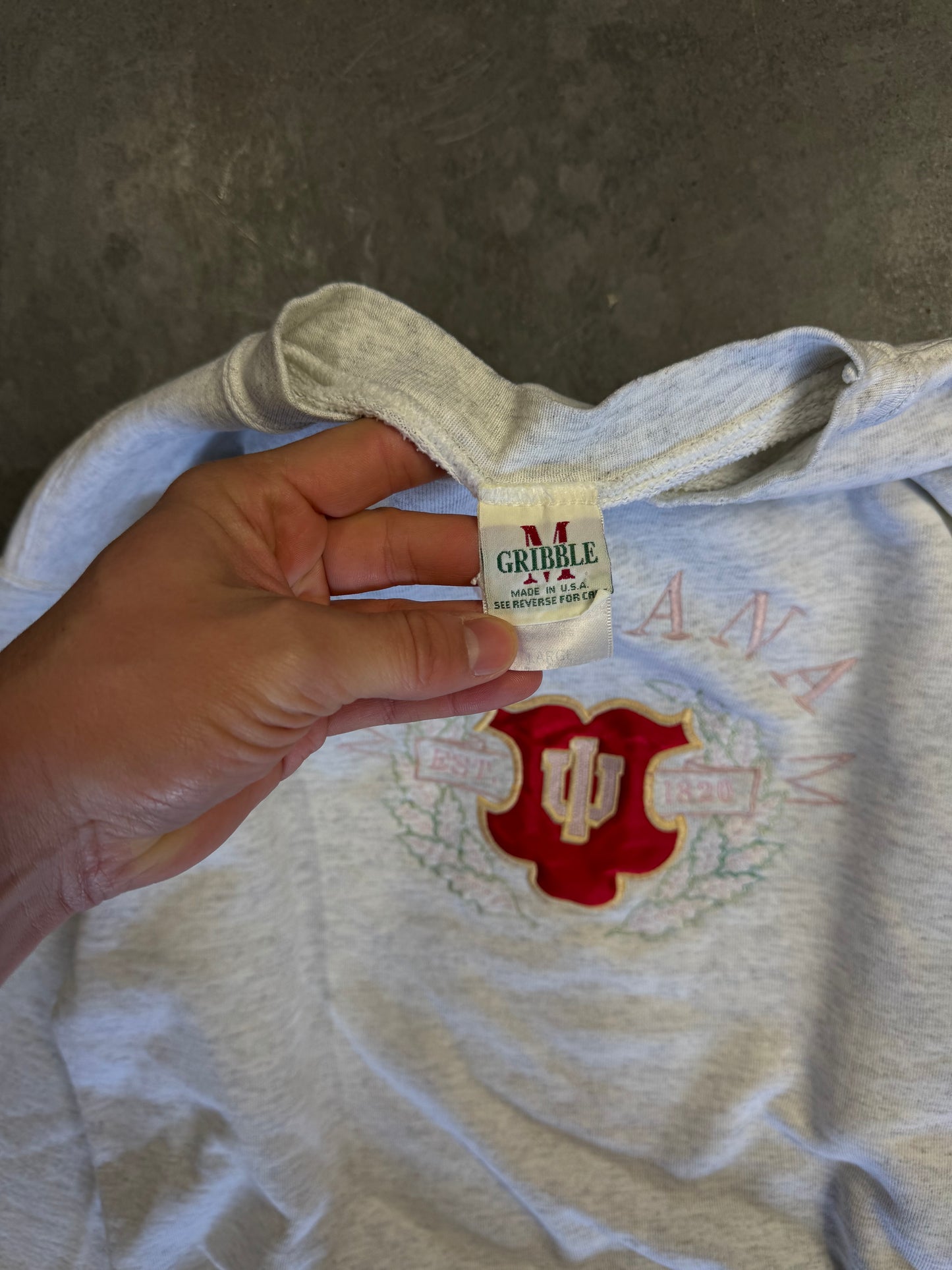 Embroidered Crew Small