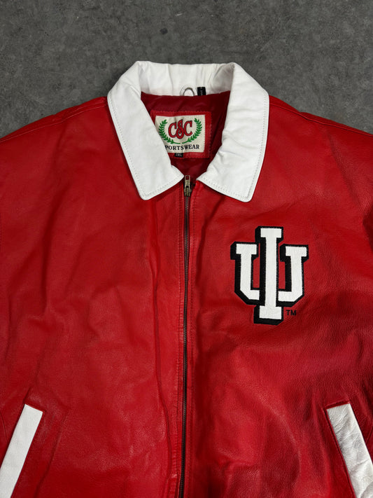 Leather Jacket Fits XL