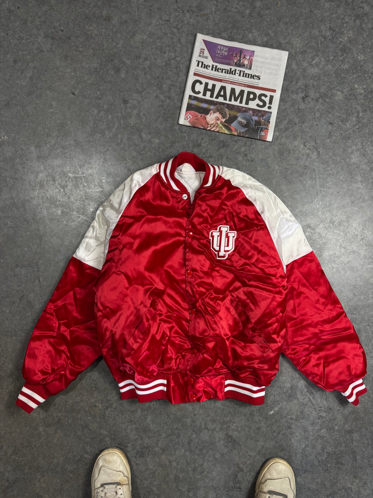 Two Tone Satin Coat Large