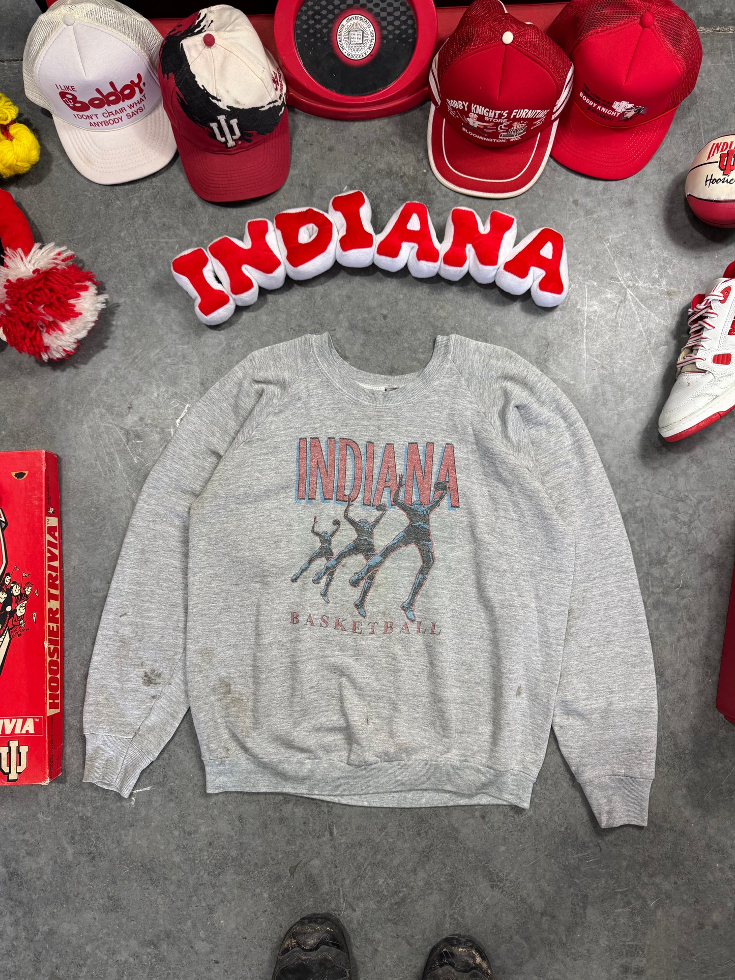 Thrashed IU BB Crew L/XL