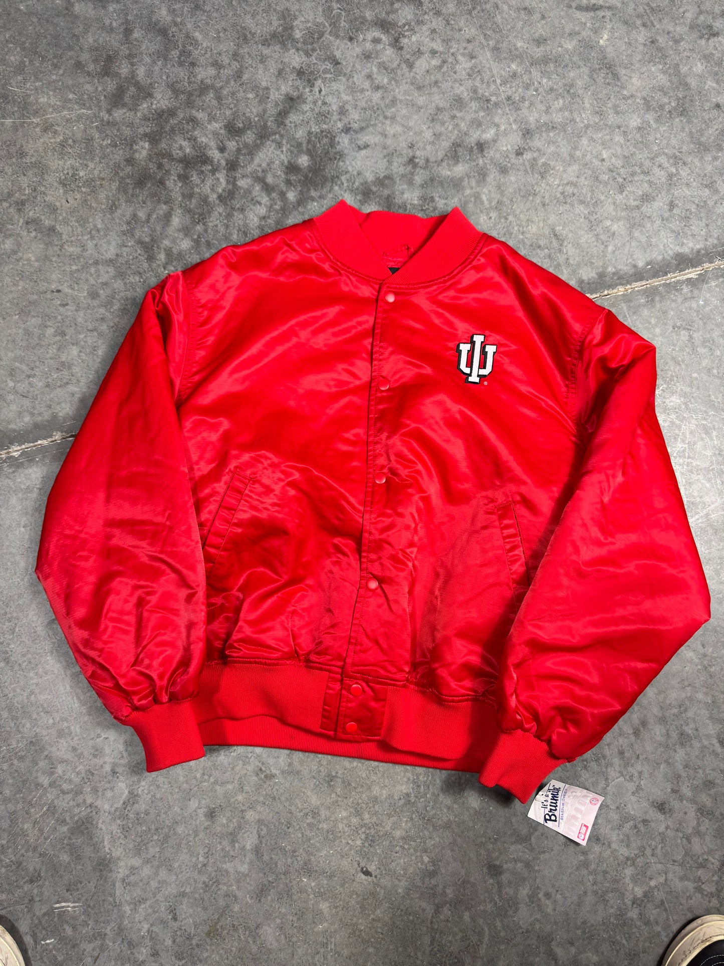 Super Rare Assembly Hall Satin Jacket XL